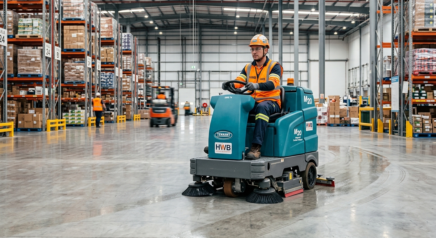 HWB Industrial Warehouse Scrubbing